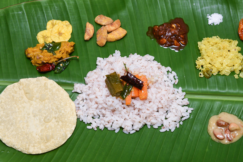 Kerala's traditional lunch