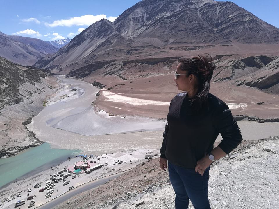 Sangam - confluence of Indus and Zanskar