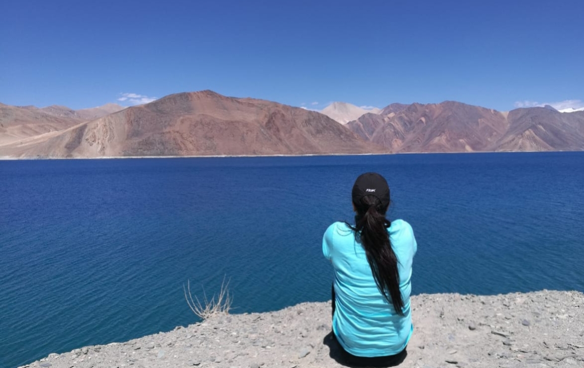 At Pangong Lake